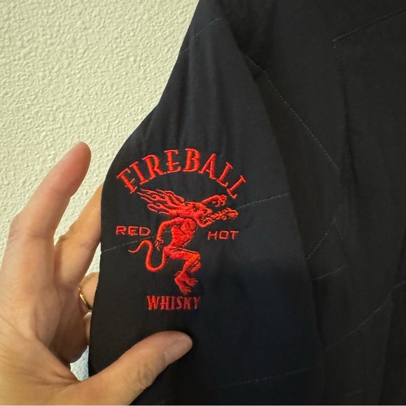 Patagonia Nano-Air Quilted Jacket Black Embroidered Fireball Logo-Small - Picture 7 of 12